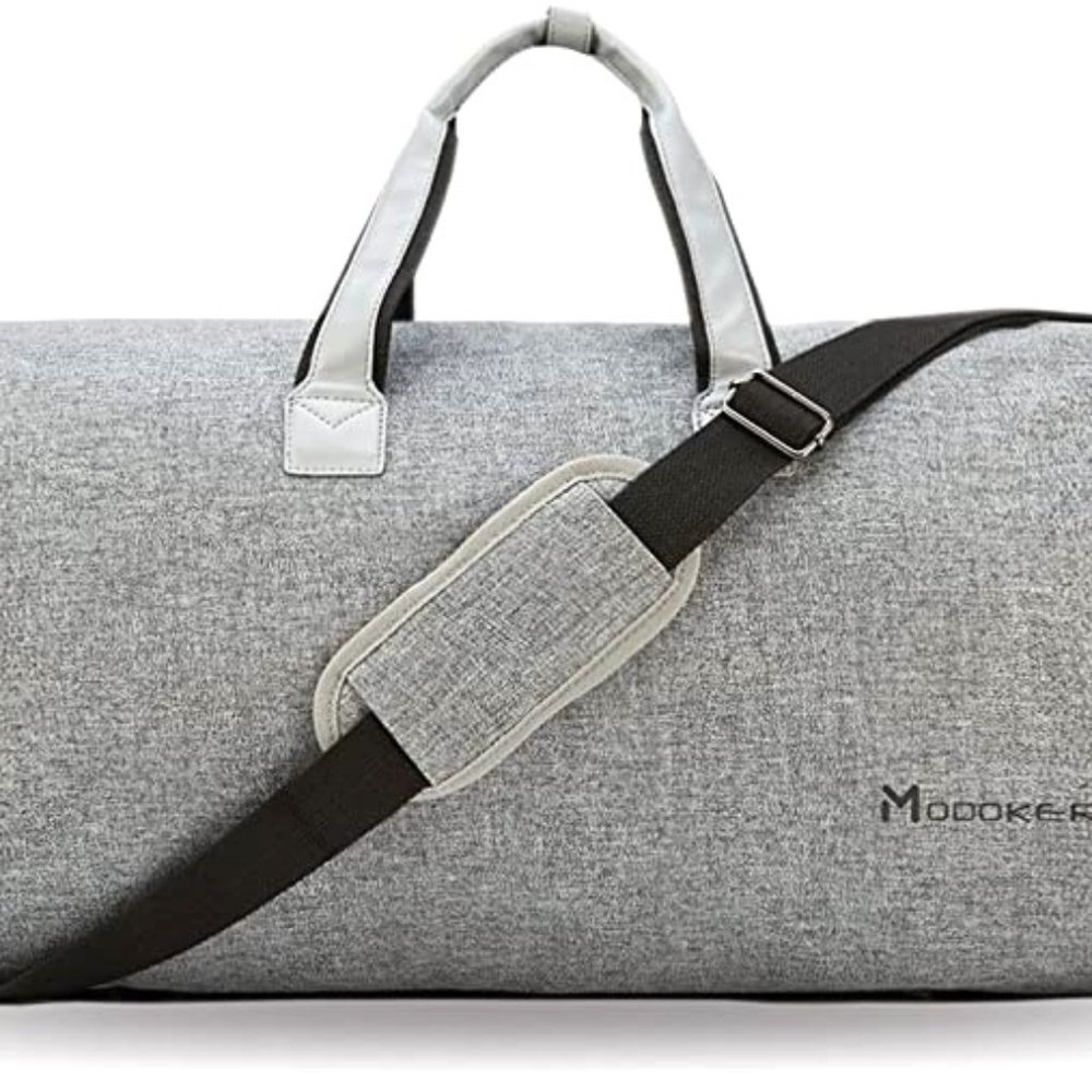 Modoker Convertible Garment Bag with Shoulder Strap